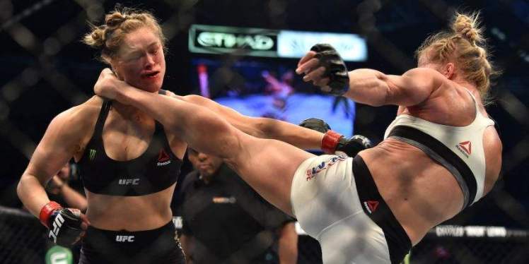 rousey vs holm